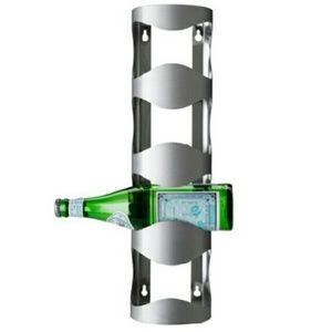 4 Bottle Wine Rack, Stainless Steel