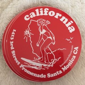 Brandy Melville Surfer girl sticker