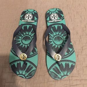 Brand new Tory burch flip flops