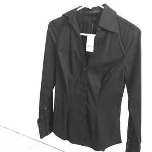 Black button up shirt