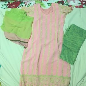 Traditional Indian pajami suit