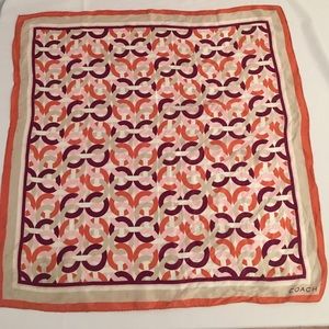 Coach Silk Handkerchief
