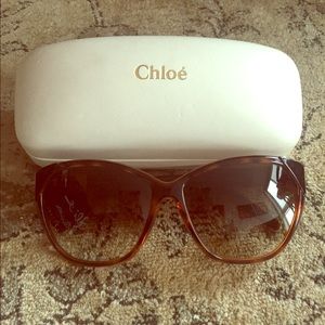 Authentic Chloe Sunglasses with Case