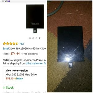 Microsoft Xbox 360 Video Game Hard Drives