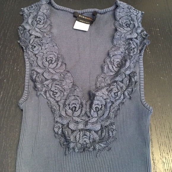 Bcbg xs/s lace tank top