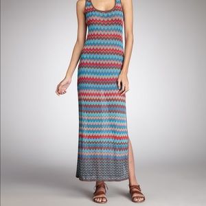 Haute Hippie Flame Knit Racerback Maxi Dress 🔥