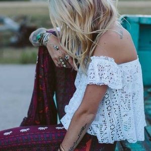 Free People Off the Shoulder Top