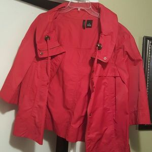 Red lightweight jacket
