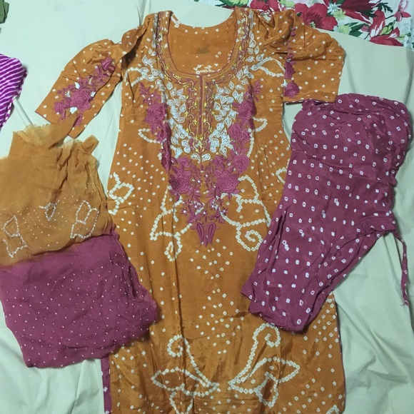 Indian traditional pajami suit