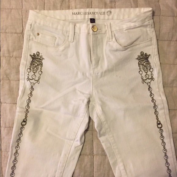 White stretch skinny jeans-FINAL OFFER!