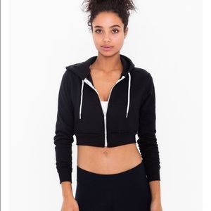 Cropped hoodie