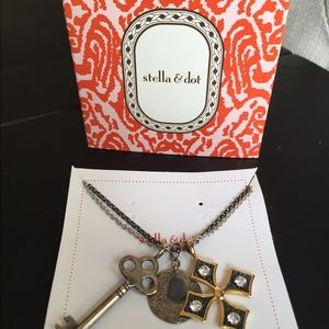 Liv multi-charm necklace