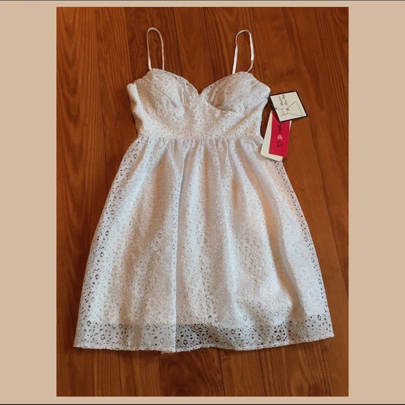 Morgan & Co white summer dress.