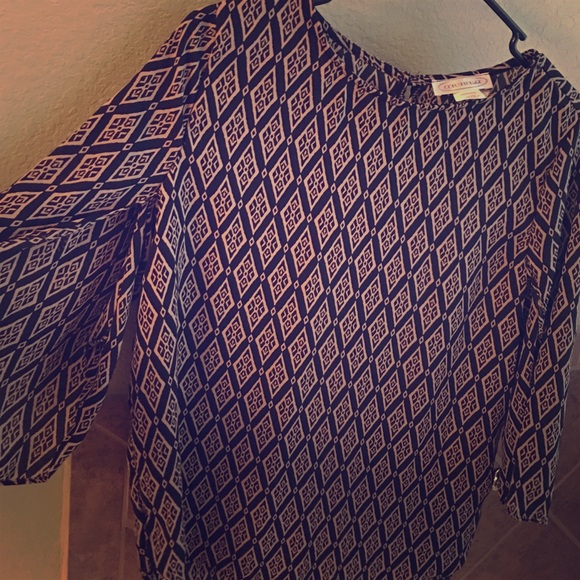 Black and Tan diamond top Medium