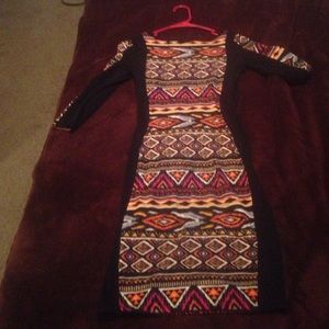 Slim tribal dress