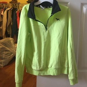 Victoria secrets quarter zip sweatshirt