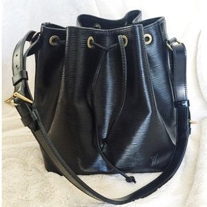 💯 Louis Vuitton Petit Noe Epi Noir