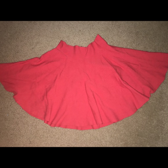 Hot Pink Flare Skirt