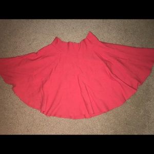 Hot Pink Flare Skirt