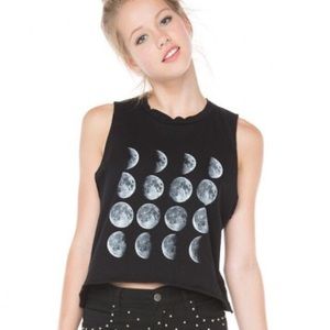 Brandy Melville Moon Phases Muscle Tank Brandy Melville Moon Phases Muscle Tank