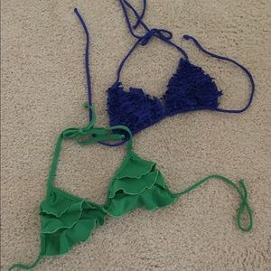 2 San Lorenzo bikini tops