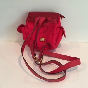 Moschino Red small backpack. Adorable!