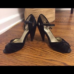 Seychelles Art Deco peep toe heels