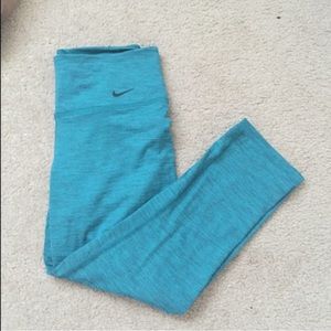 Blue Capri Nike leggings