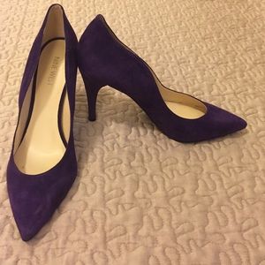 Royal Purple Nine West Pumps