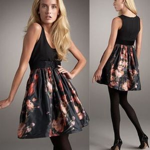Alice + Olivia Floral Print Party Dress