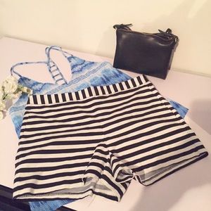Express Stripe Shorts