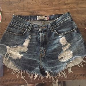 High waisted shorts