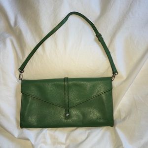 Lodis Green Clutch