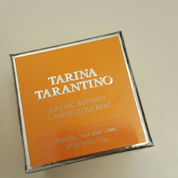 LAST ONE! Tarina Tarantino Electric Butterfly Cameo Gloss Ring ~ Box Removable - Picture 3 of 4