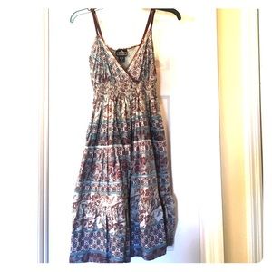 Flowy print summer dress