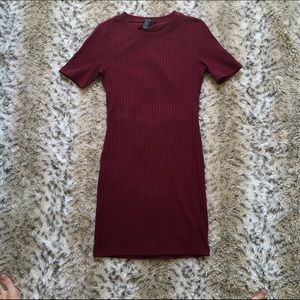 Ribbed bodycon dress