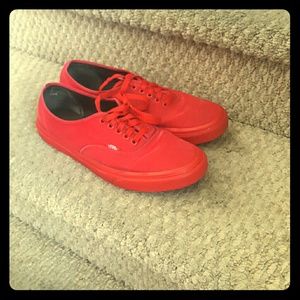 ALL RED VANS