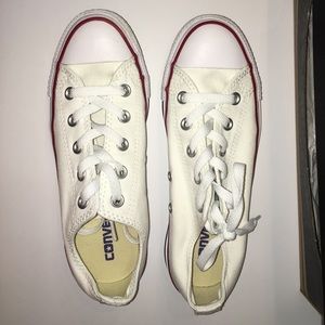 White Converse Shoes Unisex