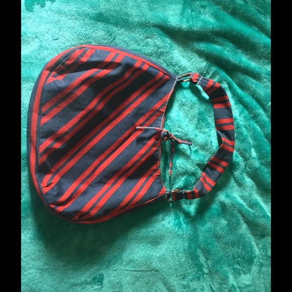 Classic striped boho bag