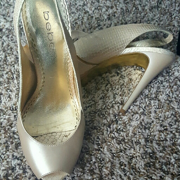 bebe Shoes - Peep toe pump