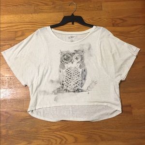 Short sleeve owl shirt
