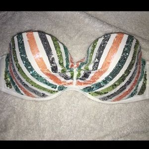Victoria's Secret glittery bathing suit top