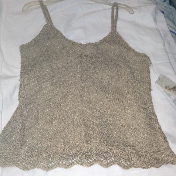 Crochet beaded top