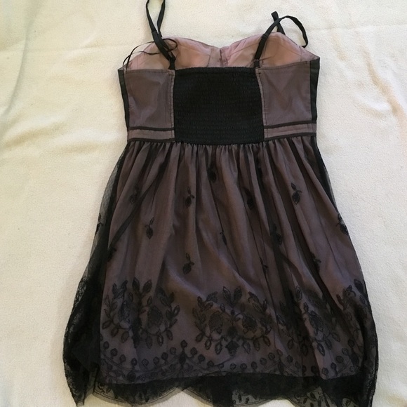 American Eagle purple dress with lace overlay - Picture 2 of 2