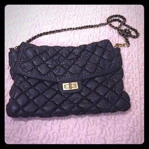 Quilted Large Shoulder Bag/Clutch