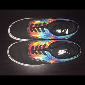 Unisex tie dye/black Vans