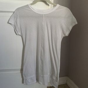 White Lululemon Tee