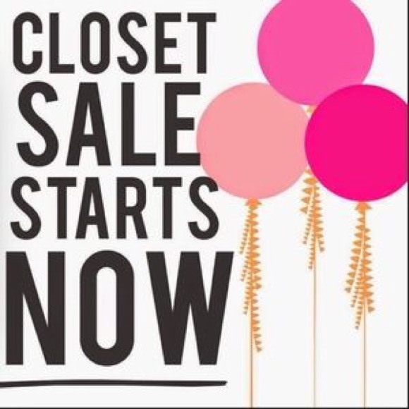 Closet Sale Going On Now