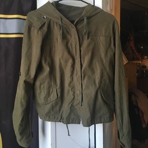 Brandy Melville Green Utility Jacket