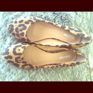 Cheetah print flats